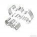 BronaGrand Batman Cookie Cutters Set Stainless Steel Mold (Set of 2) Silver - B06Y22PMTD